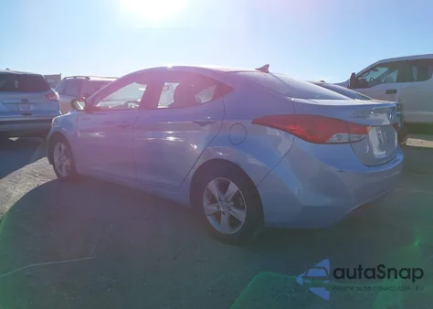 2012 Hyundai Elantra Gls (Ulsan Plant) from USA, damaged, VIN KMHDH4AE3CU348153